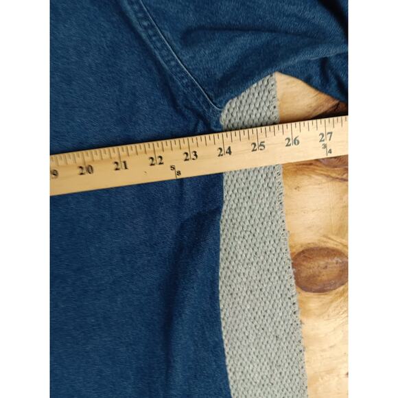 Game Winner Vintage Denim Shooting Shirt Mens XL Blue Camo Hunting Shooting - Picture 9 of 12